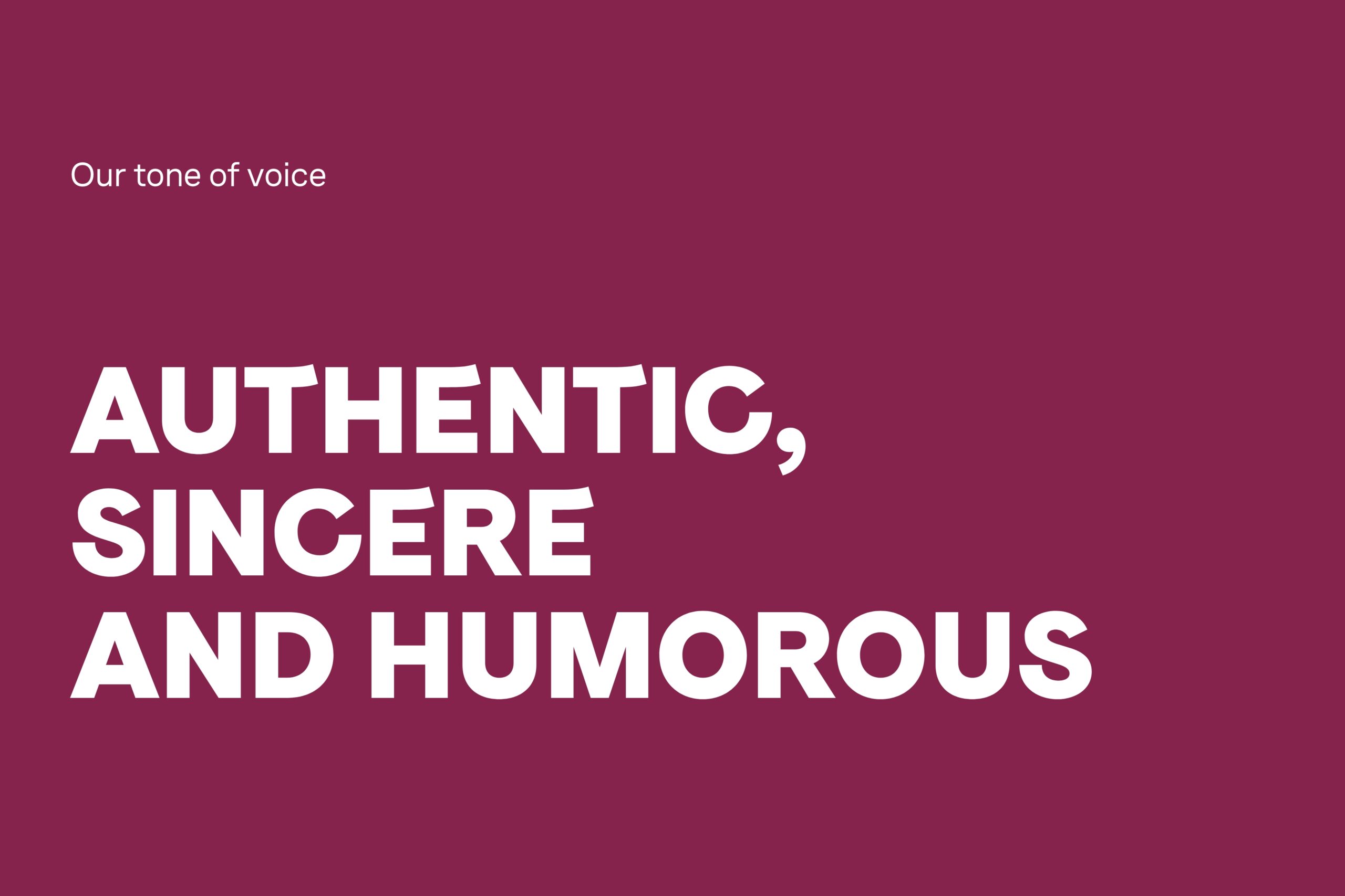 Monospace design original brand voice visual graphic