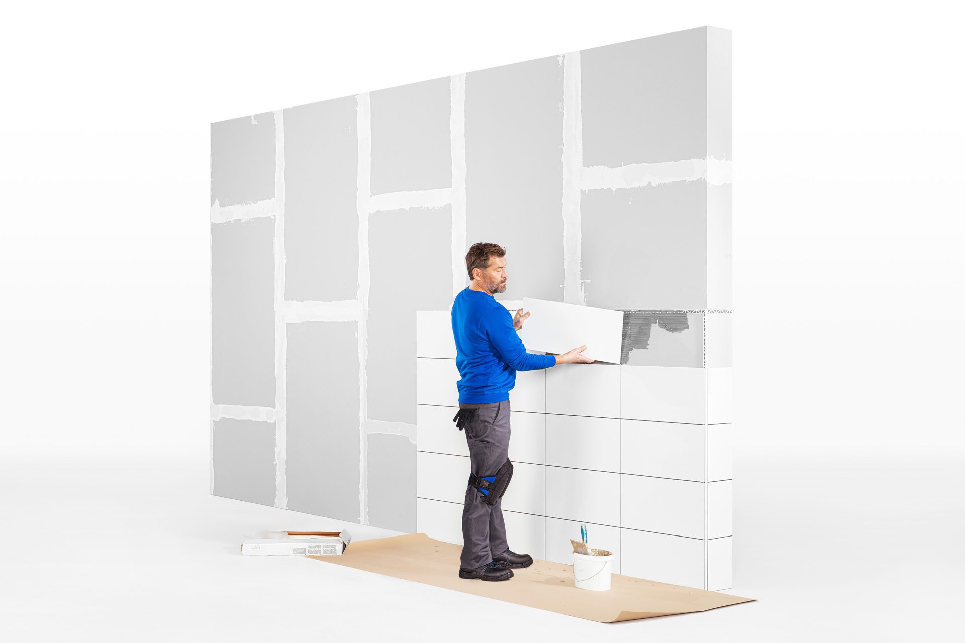 Dokumentation und Diagramme auf technischem Design-Slider
